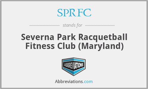 SPRFC - Severna Park Racquetball Fitness Club (Maryland)