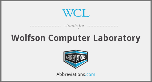 WCL - Wolfson Computer Laboratory