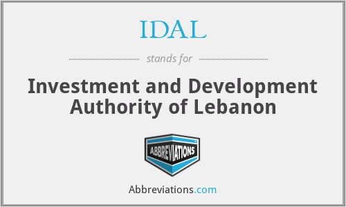 IDAL - Investment and Development Authority of Lebanon