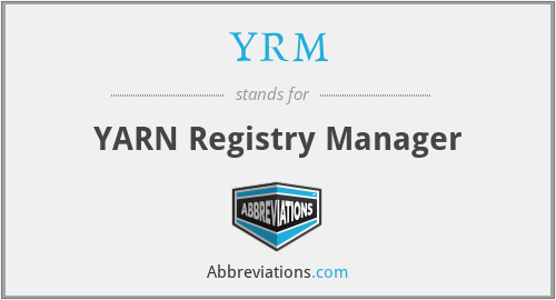 YRM - YARN Registry Manager