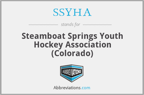 SSYHA - Steamboat Springs Youth Hockey Association (Colorado)
