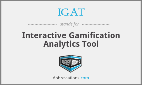 IGAT - Interactive Gamification Analytics Tool
