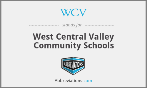 WCV - West Central Valley Community Schools