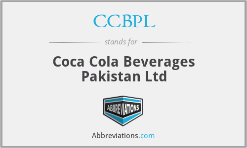 CCBPL - Coca Cola Beverages Pakistan Ltd