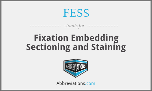 FESS - Fixation Embedding Sectioning and Staining
