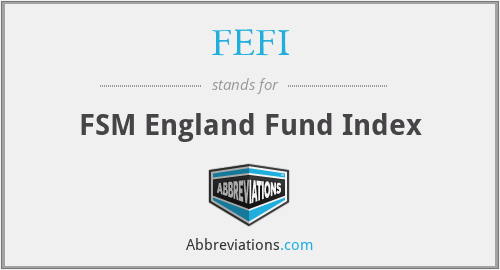 FEFI - FSM England Fund Index