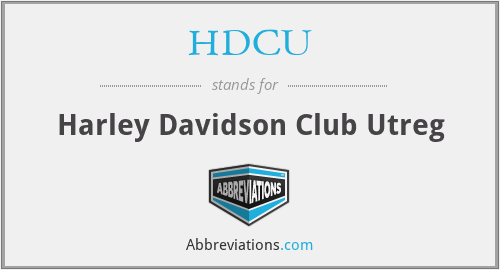HDCU - Harley Davidson Club Utreg