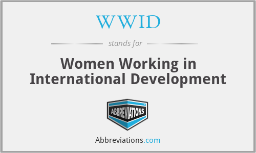 WWID - Women Working in International Development