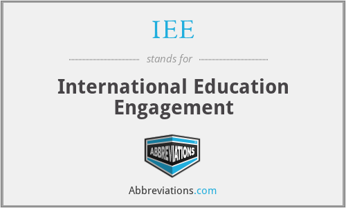 IEE - International Education Engagement