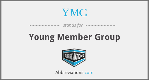 YMG - Young Member Group