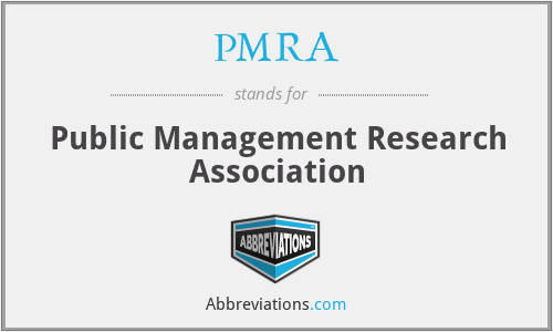 PMRA - Public Management Research Association