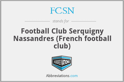 FCSN - Football Club Serquigny Nassandres (French football club)
