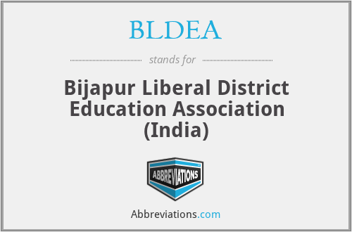 BLDEA - Bijapur Liberal District Education Association (India)