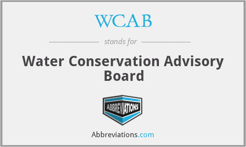 WCAB - Water Conservation Advisory Board