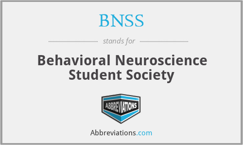 BNSS - Behavioral Neuroscience Student Society
