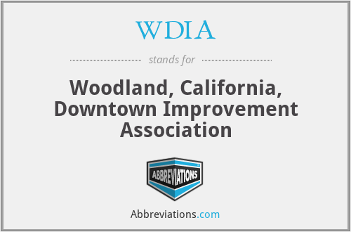 WDIA - Woodland, California, Downtown Improvement Association
