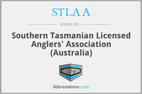 STLAA - Southern Tasmanian Licensed Anglers' Association (Australia)
