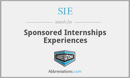 SIE - Sponsored Internships Experiences