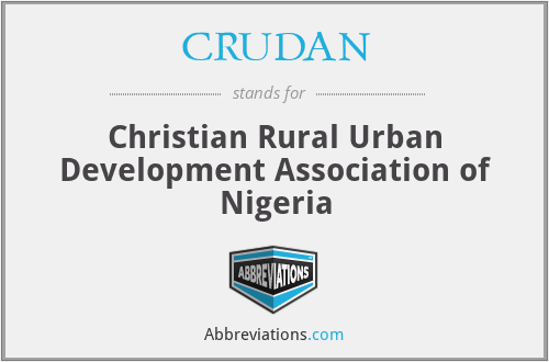 CRUDAN - Christian Rural Urban Development Association of Nigeria