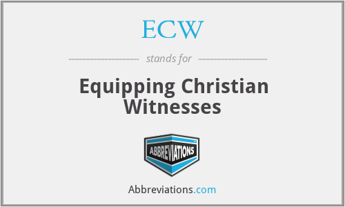 ECW - Equipping Christian Witnesses