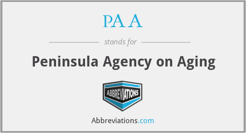 PAA - Peninsula Agency on Aging