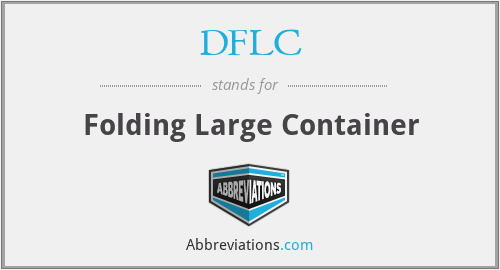 DFLC - Folding Large Container