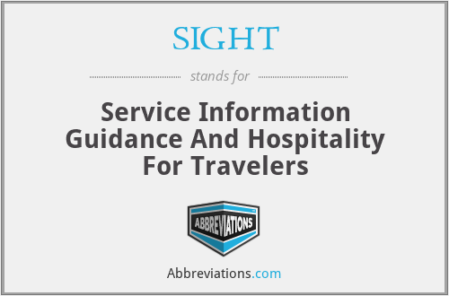 SIGHT - Service Information Guidance And Hospitality For Travelers