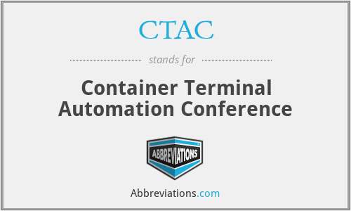 CTAC - Container Terminal Automation Conference
