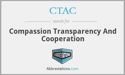 CTAC - Compassion Transparency And Cooperation