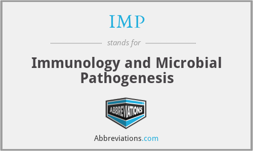 IMP - Immunology and Microbial Pathogenesis