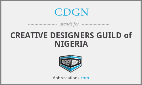 CDGN - CREATIVE DESIGNERS GUILD of NIGERIA