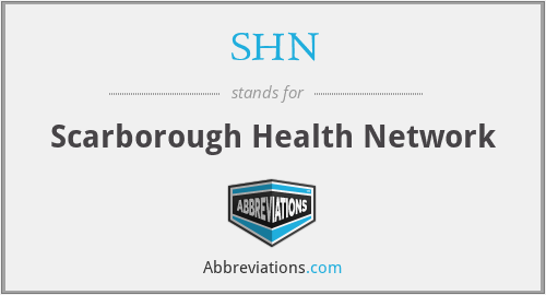 SHN - Scarborough Health Network