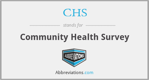CHS - Community Health Survey