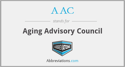 AAC - Aging Advisory Council