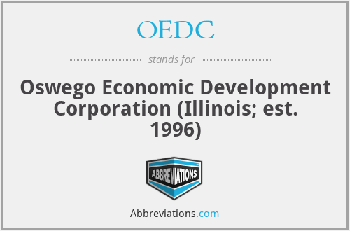 OEDC - Oswego Economic Development Corporation (Illinois; est. 1996)