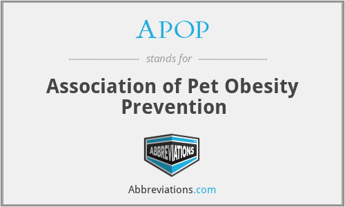 APOP - Association of Pet Obesity Prevention