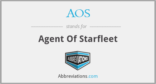 AOS - Agent Of Starfleet