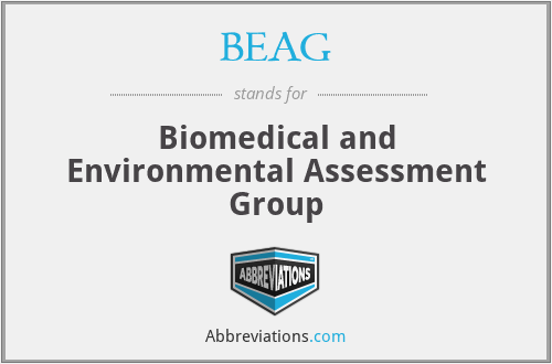 BEAG - Biomedical and Environmental Assessment Group