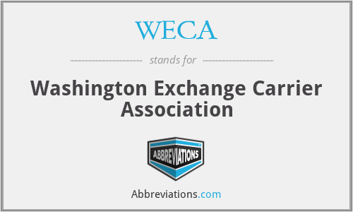 WECA - Washington Exchange Carrier Association