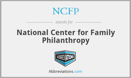 NCFP - National Center for Family Philanthropy