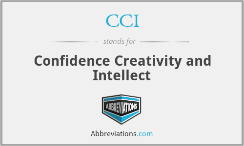 CCI - Confidence Creativity and Intellect