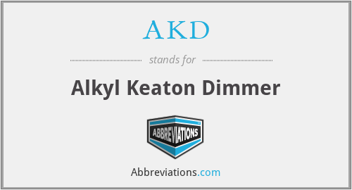 AKD - Alkyl Keaton Dimmer