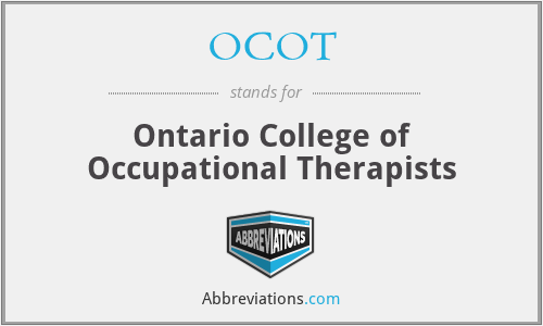 OCOT - Ontario College of Occupational Therapists