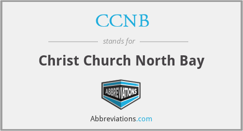CCNB - Christ Church North Bay