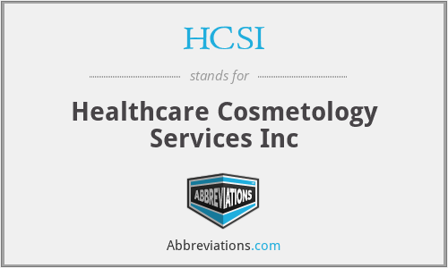 HCSI - Healthcare Cosmetology Services Inc