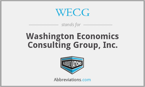 WECG - Washington Economics Consulting Group, Inc.