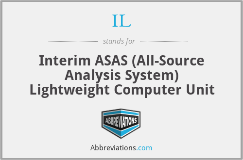IL - Interim ASAS (All-Source Analysis System) Lightweight Computer Unit