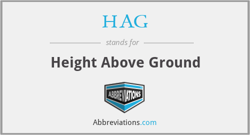 HAG - Height Above Ground