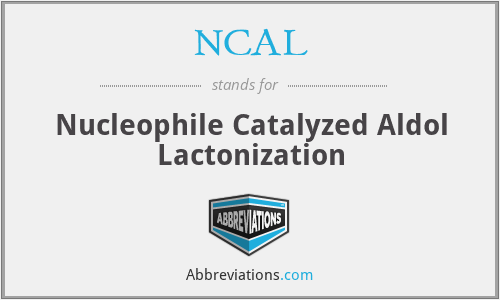 NCAL - Nucleophile Catalyzed Aldol Lactonization