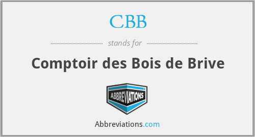 CBB - Comptoir des Bois de Brive